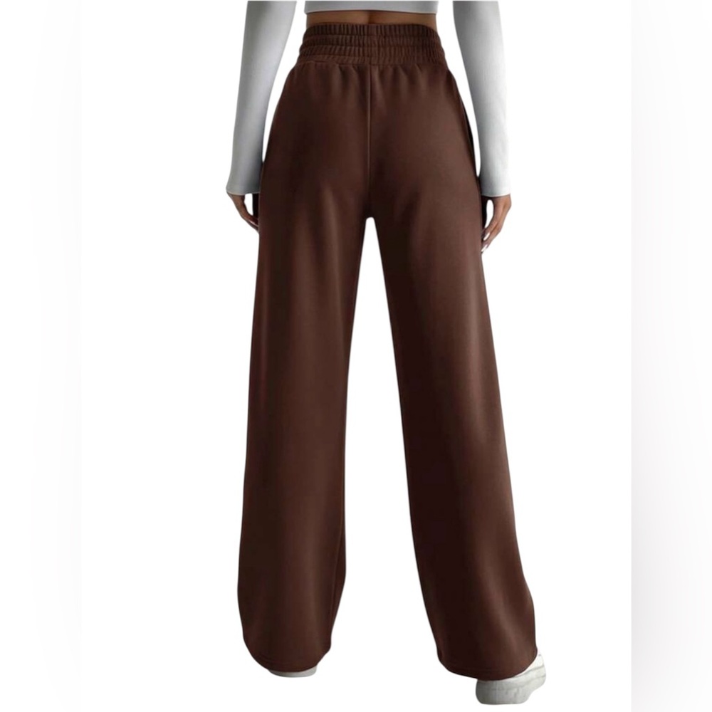 NWOTβ¨Womenβs High Waisted Baggy Drawstring Sweatpants Casual Wide Leg Size XXL - Picture 2 of 4